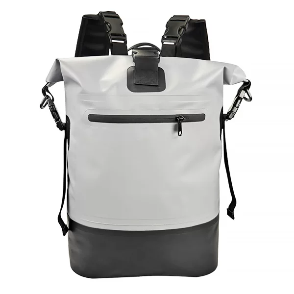 Cross-Border New Waterproof Bag, Outdoor Rafting and Swimming Dry and Wet Separation Foldable Bucket Bag, Pvc Dry Bag Backpack, Mountaineering Bag