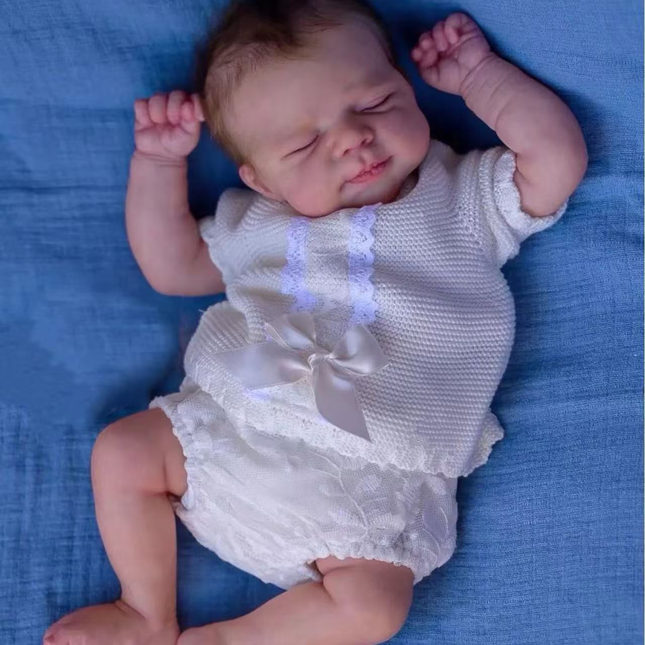 19 pulgadas pascale renacimiento bebé muñeca de simulación muñeca recién nacida suministro transfronterizo de una pieza