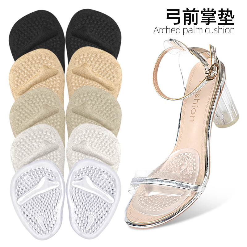 G High Heel Insoles for Forefoot Pain Prevention, El Forefoot Half Insole, Half Size Pad, Non-Slip, Breathable, Thickened Forefoot Pad, Sweat-Absorbing