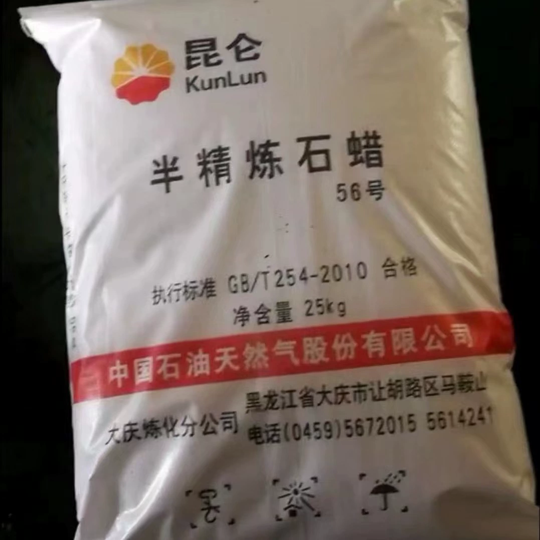 Поставка 56 # Парафиновый воск № 56 полурефined гранулированный парафиновый воск