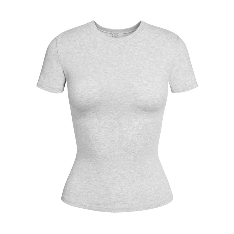カーダシアン・アンジェラベイビー同色新色ミルクシェイクパウダーCOTTON JERSEY半袖Tシャツトップス|undefined