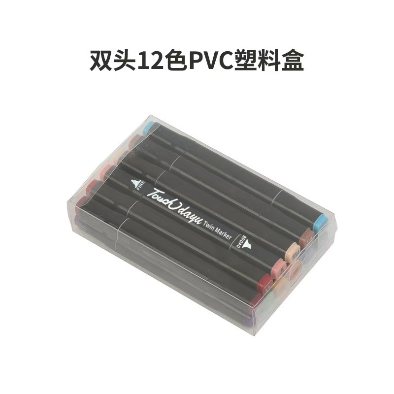 Juego de marcadores de 48 colores touch color niños 80/24 color aceitoso bolígrafo de acuarela de doble punta al por mayor pincel para niños