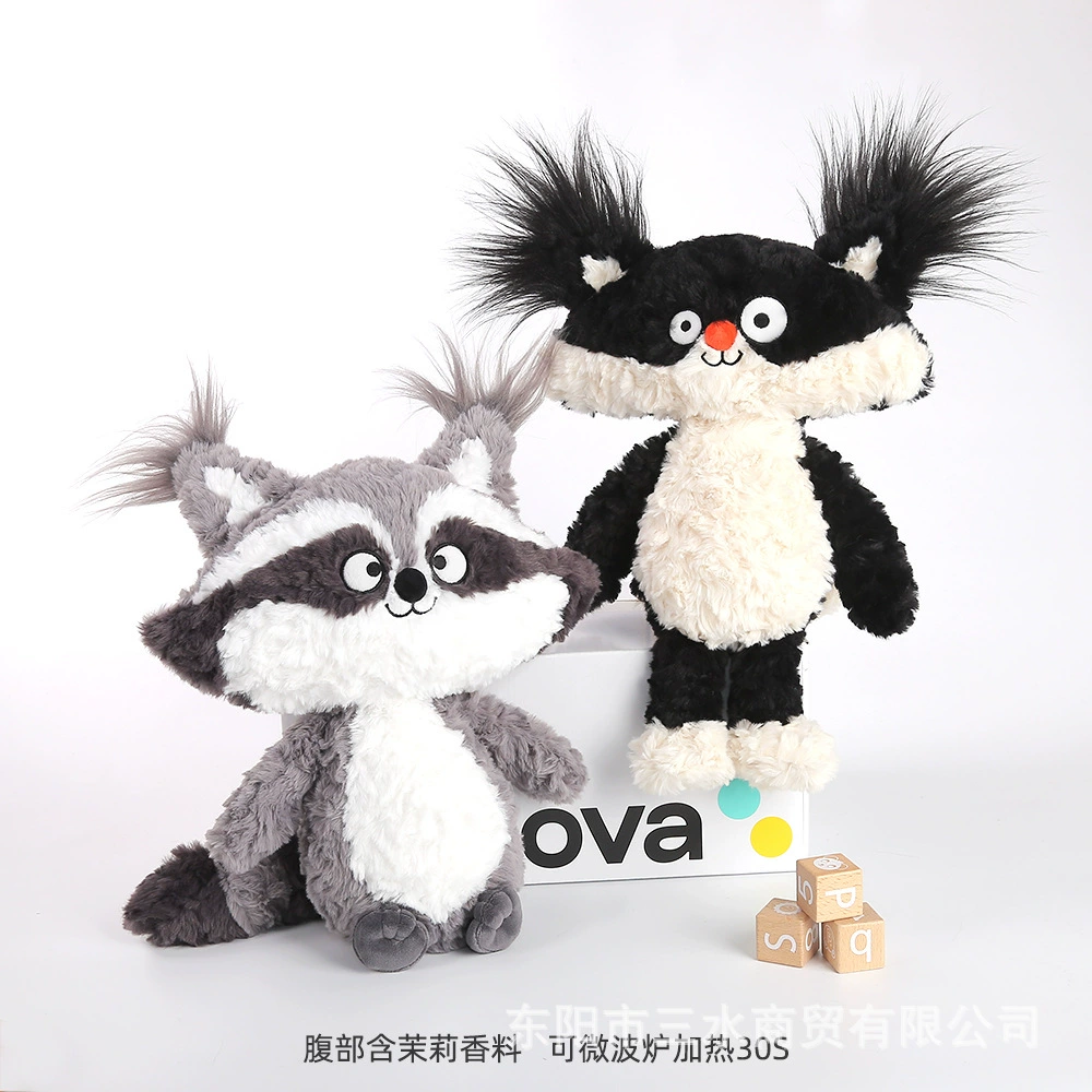 Плюшевая игрушка, кукла, детская подушка для сна, лиса, енот, кот, подарок на день рождения