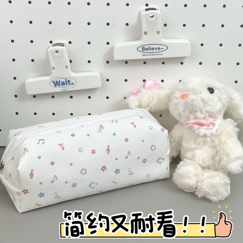 ラッキーノート鉛筆バッグインスタイル学生大容量文具バッグ立体漫画少女化粧品袋収納袋|undefined