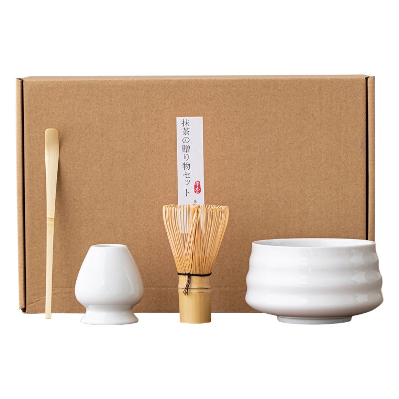 Taza de té Matcha cepillo cien combinación de taza de té Benli caja de regalo japonesa Dinastía Song punto té Matcha té Juego de Herramientas