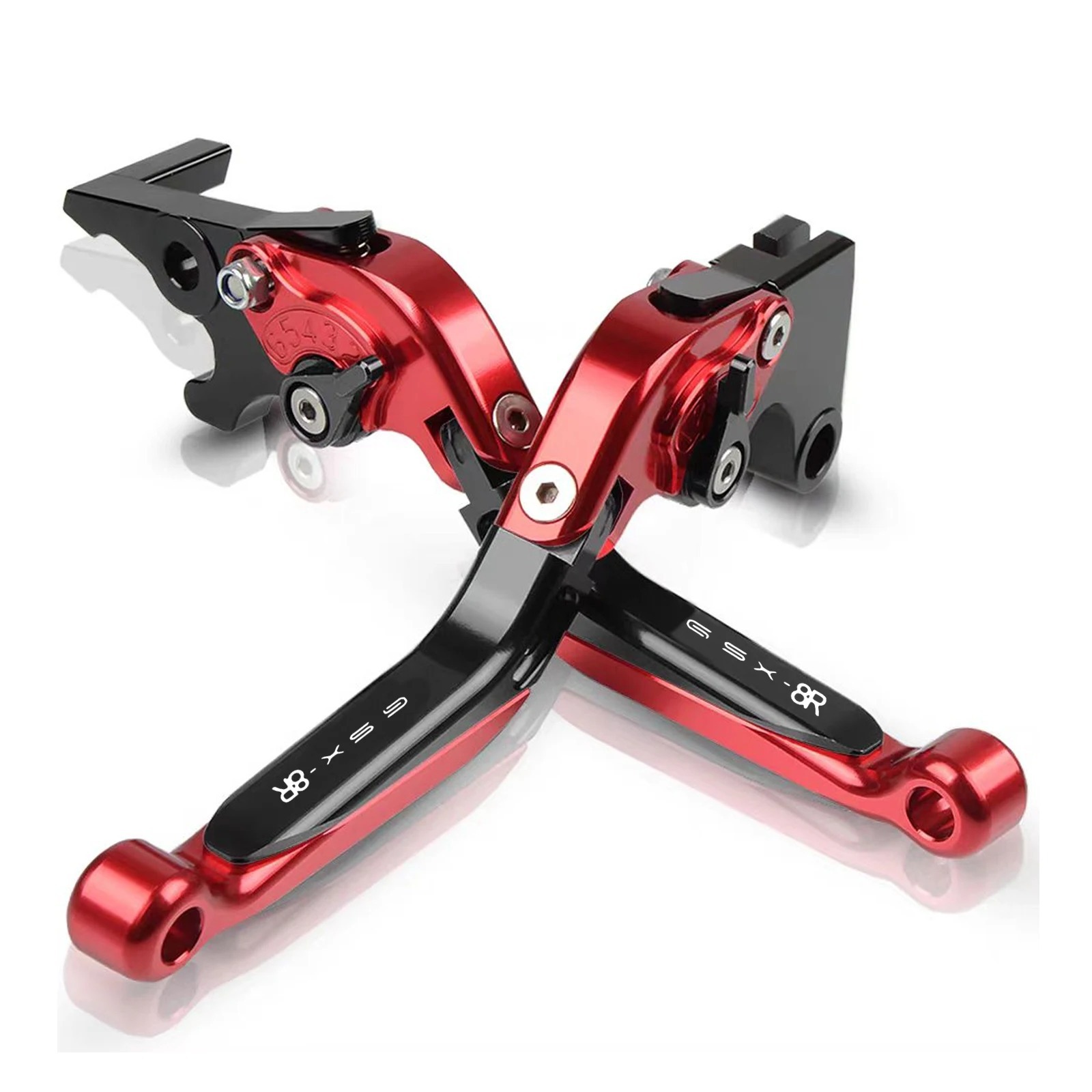 Suitable for GSX-8R/GSX-8S motorcycle CNC telescopic folding brake clutch handle rod horn