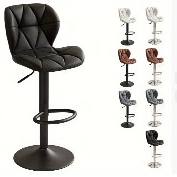 Sillas de bar modernas y simples sillas de bar cajero de recepción elevables sillas de respaldo para el hogar taburetes altos taburetes altos image 1