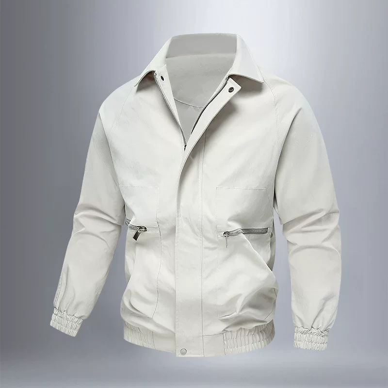Men's retro spring jacket for leisure, oversize, high-quality style