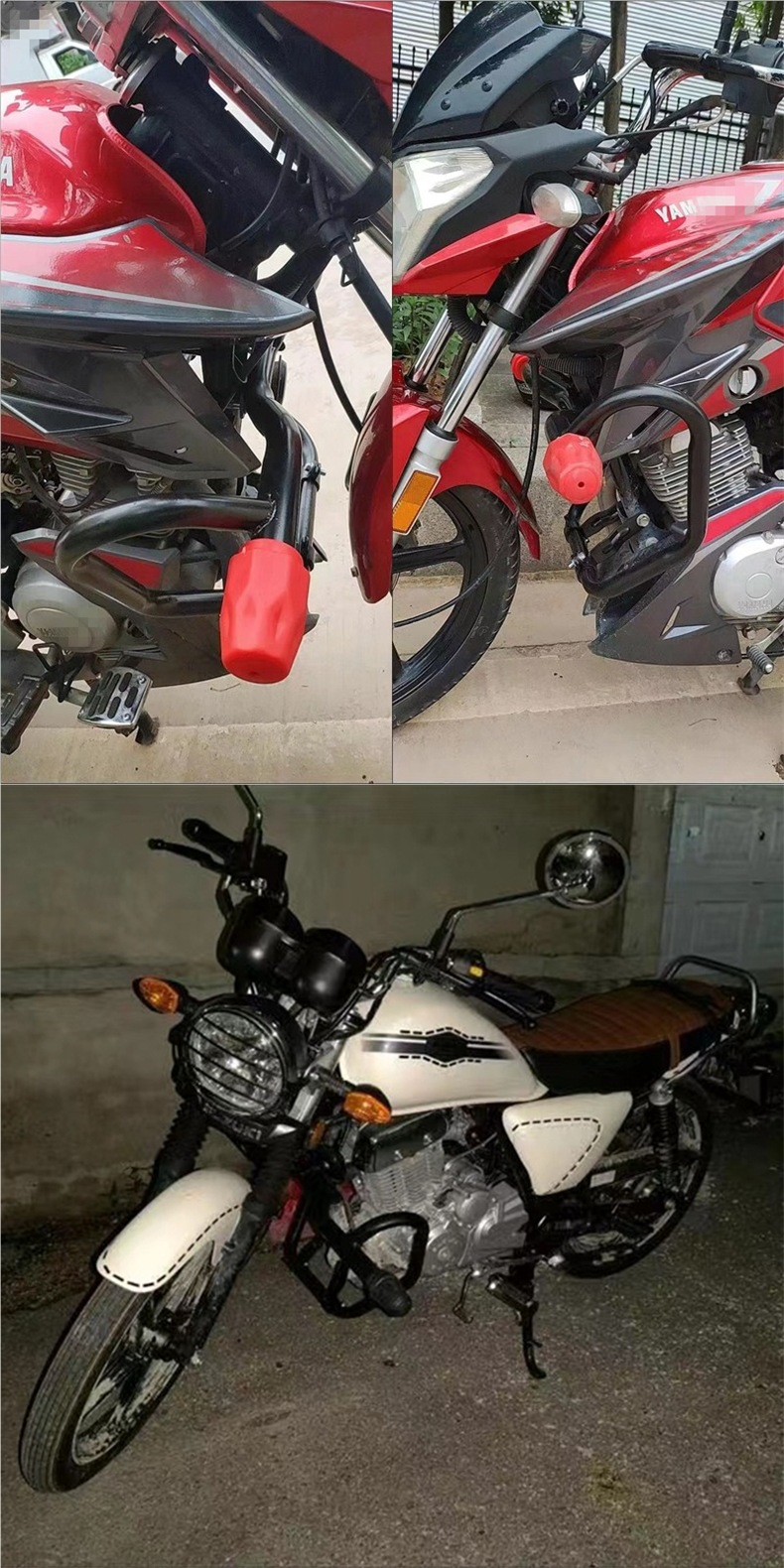 Motorcycle Bumper Front Bumper 125.150 Modified Surround Thickeneded Anti-Fall Universal Competitive Anti-Fall Bumper