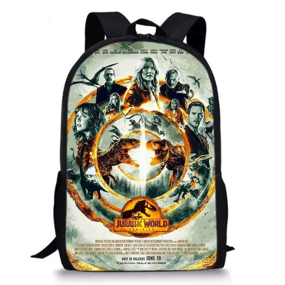 Dinosaur with animals, backpack, waterproof bag for elementary school students for kindergarten, 1417inch, primary and secondary school