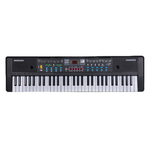 Golden Age 61-key children's music electronic keyboard, educational small piano with microphone, children's electronic keyboard wholesale