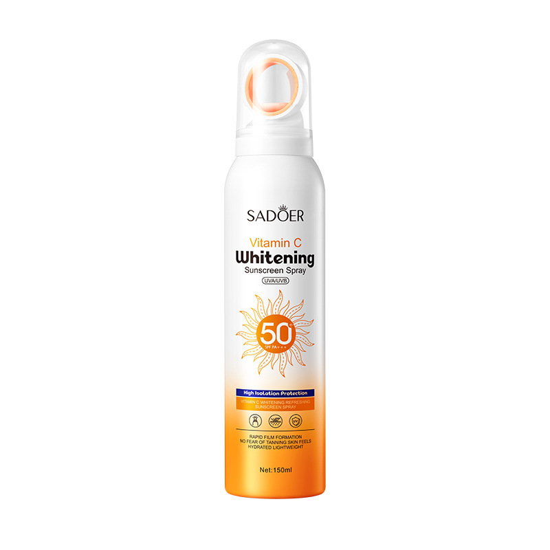 Todo en inglés SADOER Vitamina C Blanqueamiento Refrescante Protector solar Protección de aislamiento Protección UV Comercio exterior transfronterizo