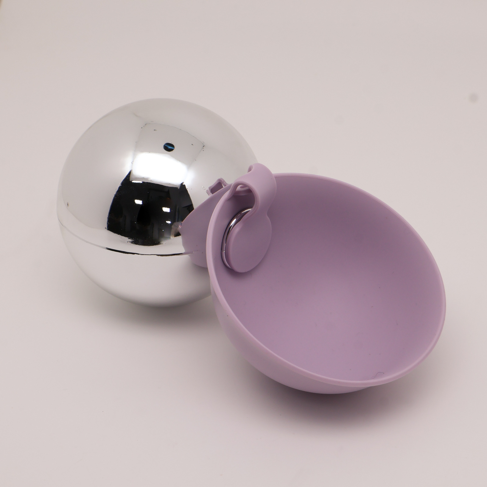 Nuevos productos transfronterizos para mascotas de acero inoxidable hervidor de agua redondo taza de agua al aire libre gato y perro plegable bebida portátil