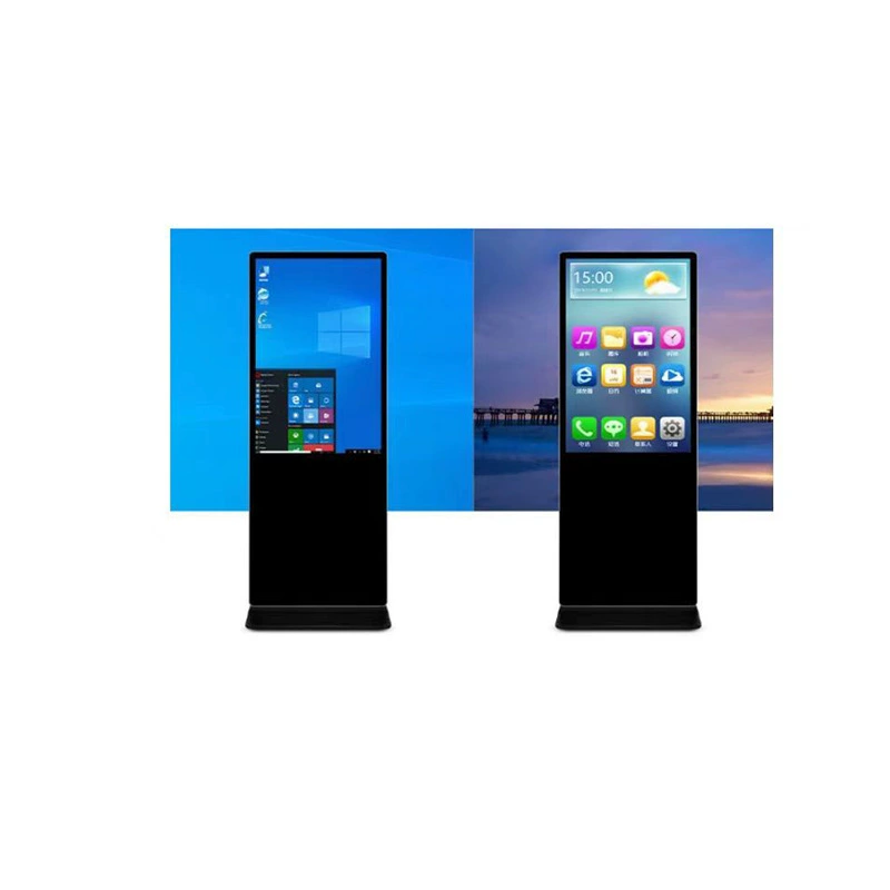 Напольный рекламный плеер с сенсорным экраном 65inch г., цифровой видеоплеер