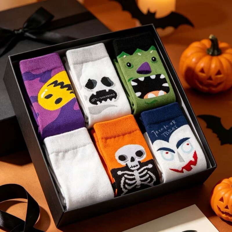 Autumn and Winter New Cross-Border Socks, Halloween Men's and Women's Large Size Pumpkin Mid-Calf Socks, Amazon Couple Socks Autumn and Winter New Cross-Border Socks, Halloween Men's and Women's Large Size Pumpkin Mid-Calf Socks, Amazon Couple Socks