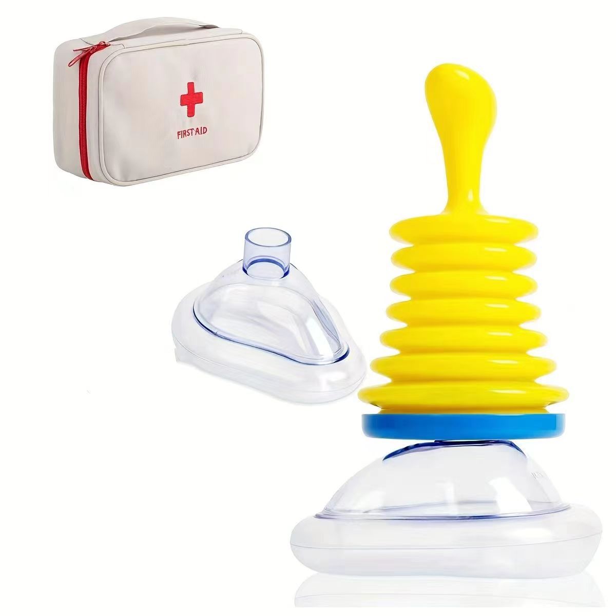 Entrenador de respiración sofocante máscara de rescate de emergencia artificial corazón capacidad vital asfixia dispositivo de emergencia