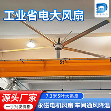 强劲风力低能耗长寿命免维护工业级大型吊扇永磁工业大风扇大吊扇