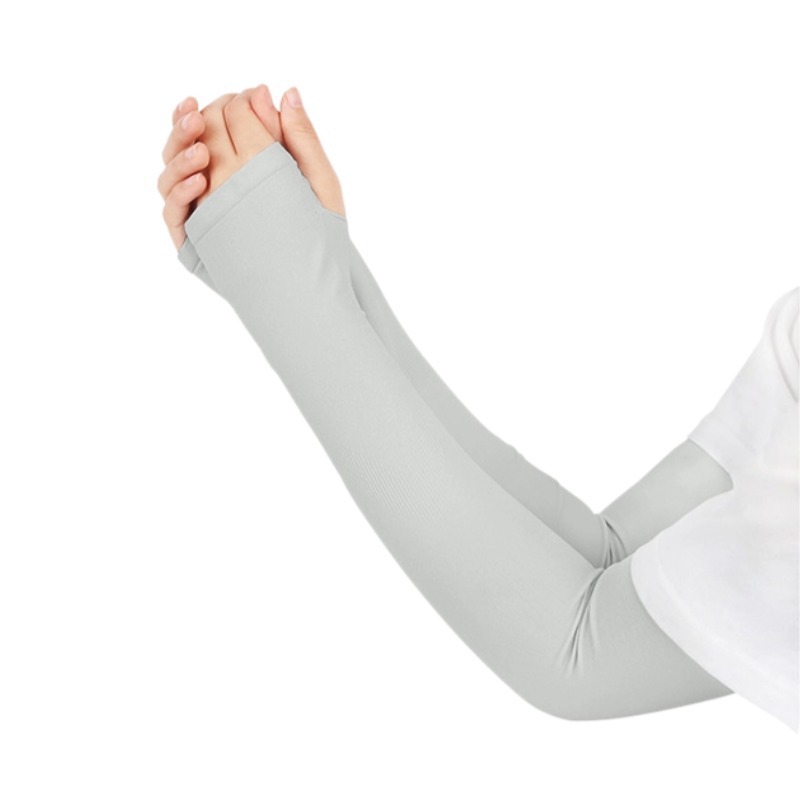 Protector solar mangas de brazo protector de hielo ultravioleta guantes delgados conducir hombres y mujeres al aire libre protección solar sensación de hielo image 8