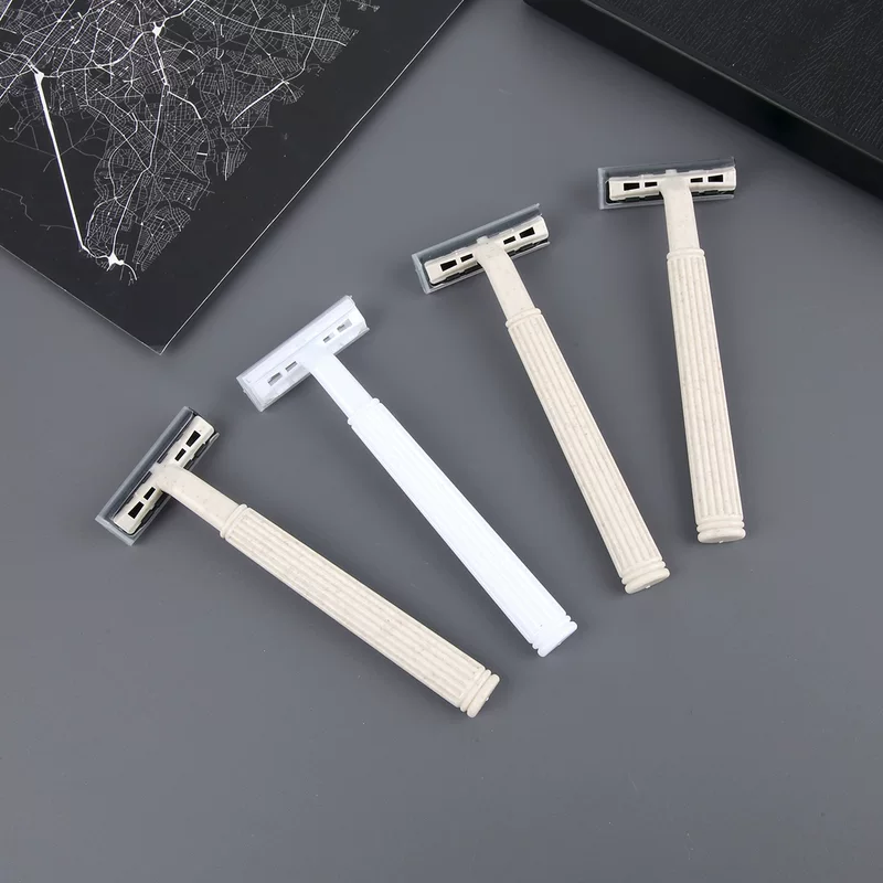 Disposable handheld razor for hotel for traveling, set