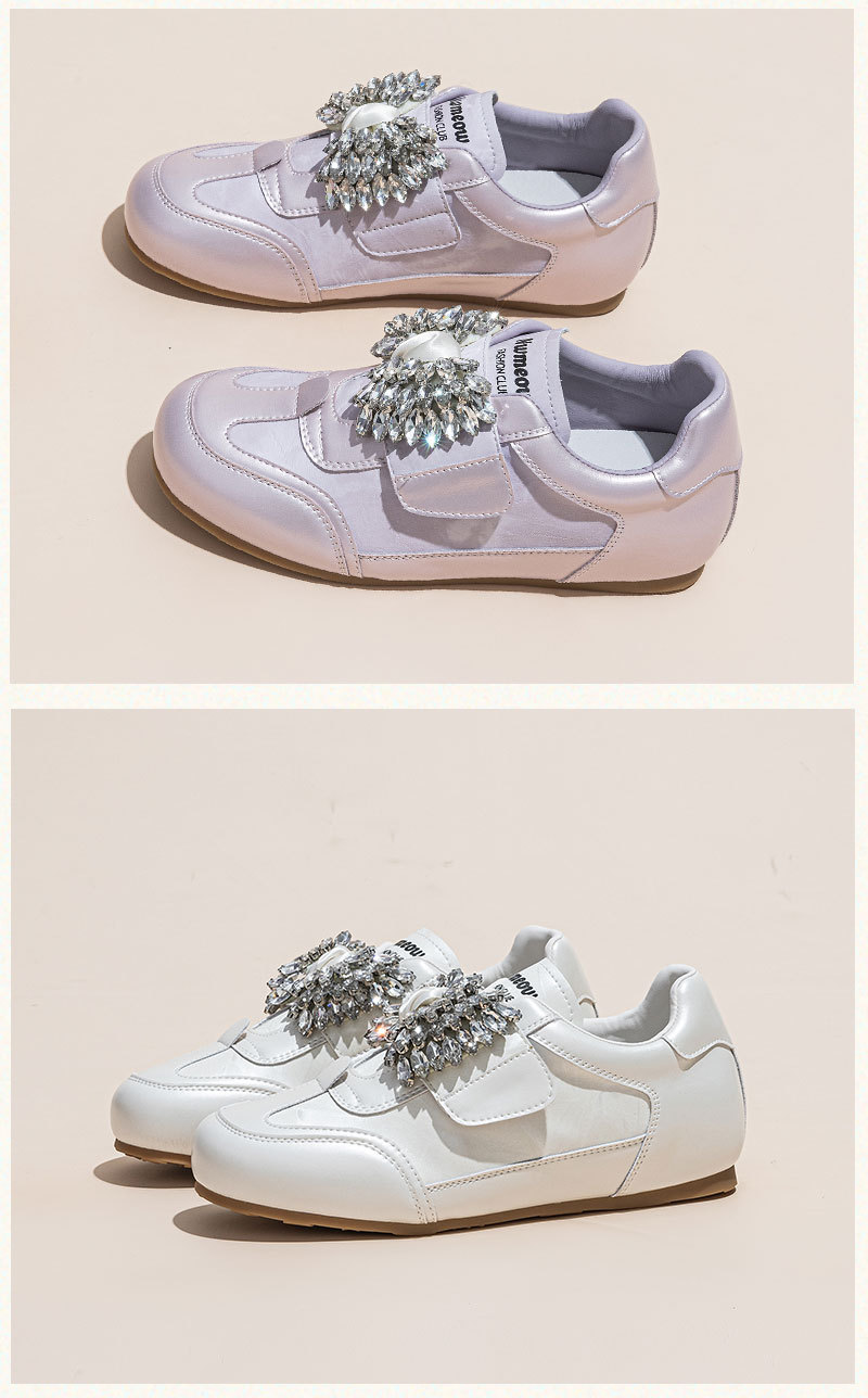 Women's White Sneakers Height Increasing Thick Soled Velcro Casual Sports Versatile Single Shoes Spring Summer New Style_vogvips.com