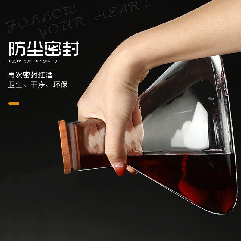 Internet celebridad cascada rápido vino decantador hogar de lujo europeo vino Vino separador de vino conjunto de vino