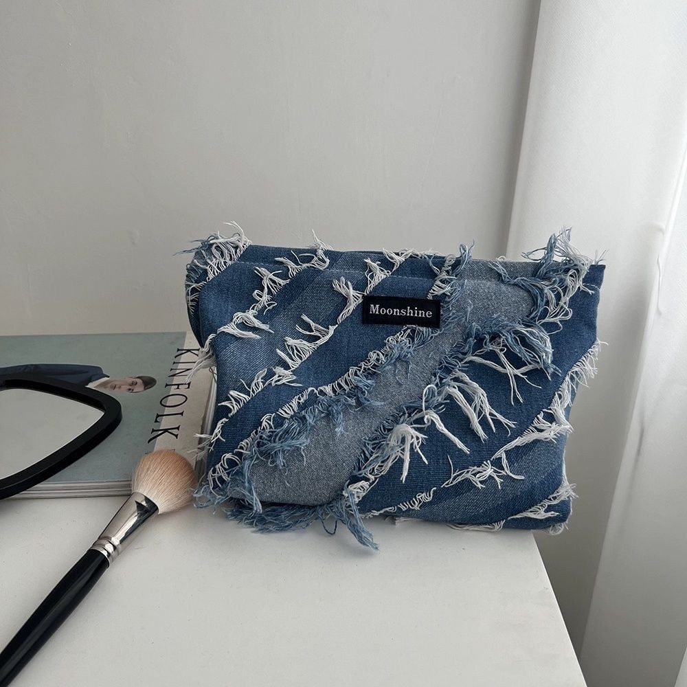 Blue, denim