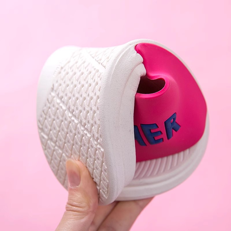 Zapatillas al aire libre de verano para mujer Fashion Net Red Leopard linda chica corazón hogar Baño antideslizante suave inferior cómodo Flip Flop