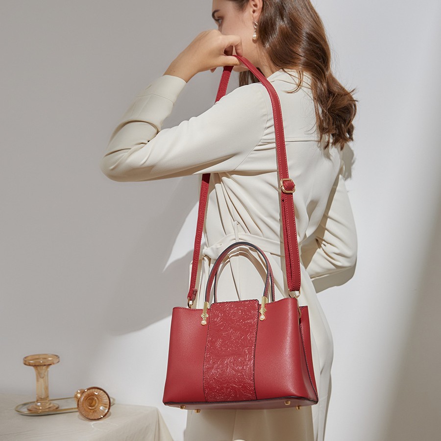 Rojo estilo chino bolso novia madre bolso de la boda para las mujeres de mediana edad elegante madre-en-Ley