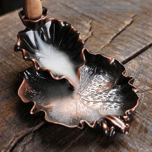 【厂家直发】荷塘倒流香炉仿古莲花荷叶檀香炉香道摆件茶道香薰炉