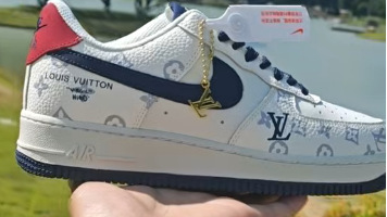Zapatos Putian versión original de la fuerza aérea No. 1 en el extranjero marca conjunta de la cabeza de cuero en lugar de cojín de aire zapatillas deportivas para hombres y mujeres