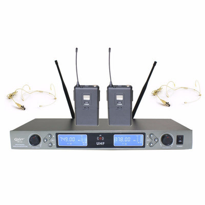 SYYP思音一拖二舞台演出无线头戴领夹腰包麦克风话筒UR-190