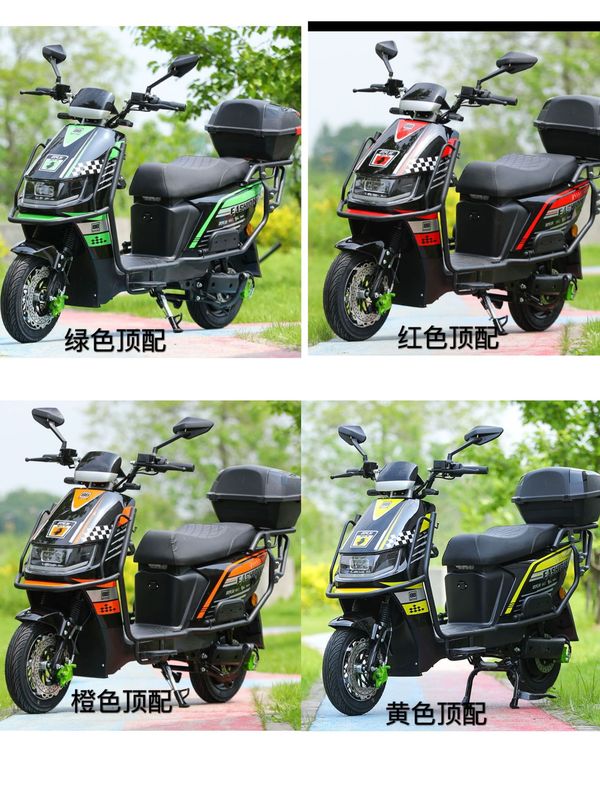 新しい国家標準ブラックナイト電気自動車 72V バッテリー車男性と女性の通勤スクーター大人のハイパワーテイクアウトカー|undefined