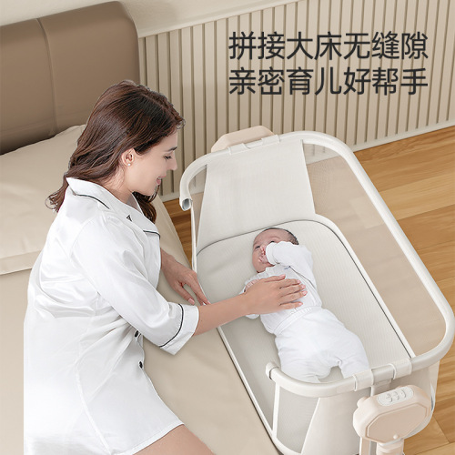Baby Multifunction Electric Swing Crib Rocker Chair for Newborn Smart Baby Soothing Device Bassinet