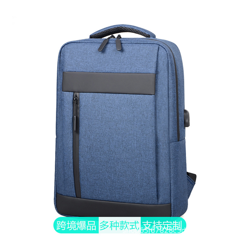 Cross-Border Backpack, High School Student School Bag, Computer Bag, Casual Korean Style Fashion College Style Large Capacity Travel Backpack