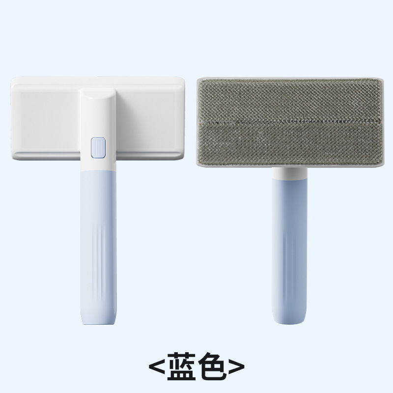 Nuevo guante de depilación electrostática transfronteriza 24cm cepillo doméstico bidireccional para eliminar el pelo flotante del gato artefacto de limpieza