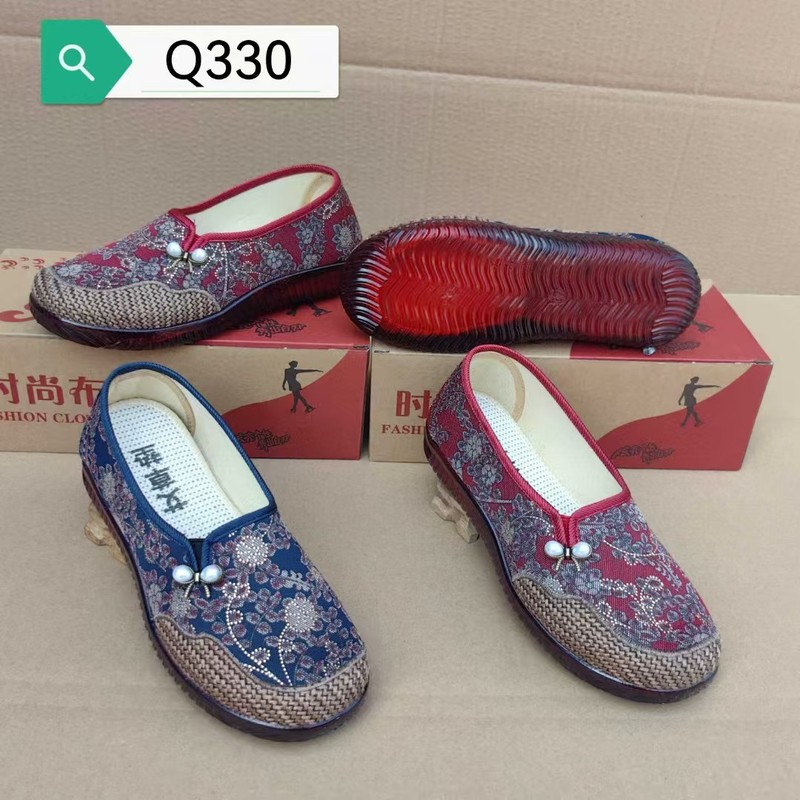 秋季新款女式布鞋TPR软底老北京布鞋女户外透气老太太鞋中老年鞋|undefined