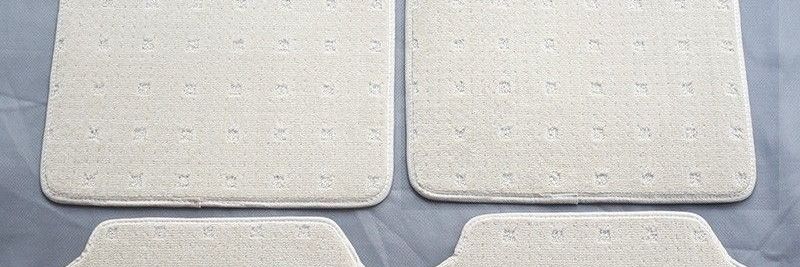 Car mat for cleaning, anti-slip, anti-dirt, easy to clean, full protection mat, TPE wrap-around mat, suitable for cars, with a velvet surface