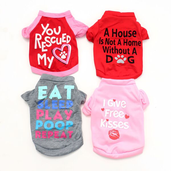 Factory direct selling spot Pet puppy clothes summer T -shirt thin…