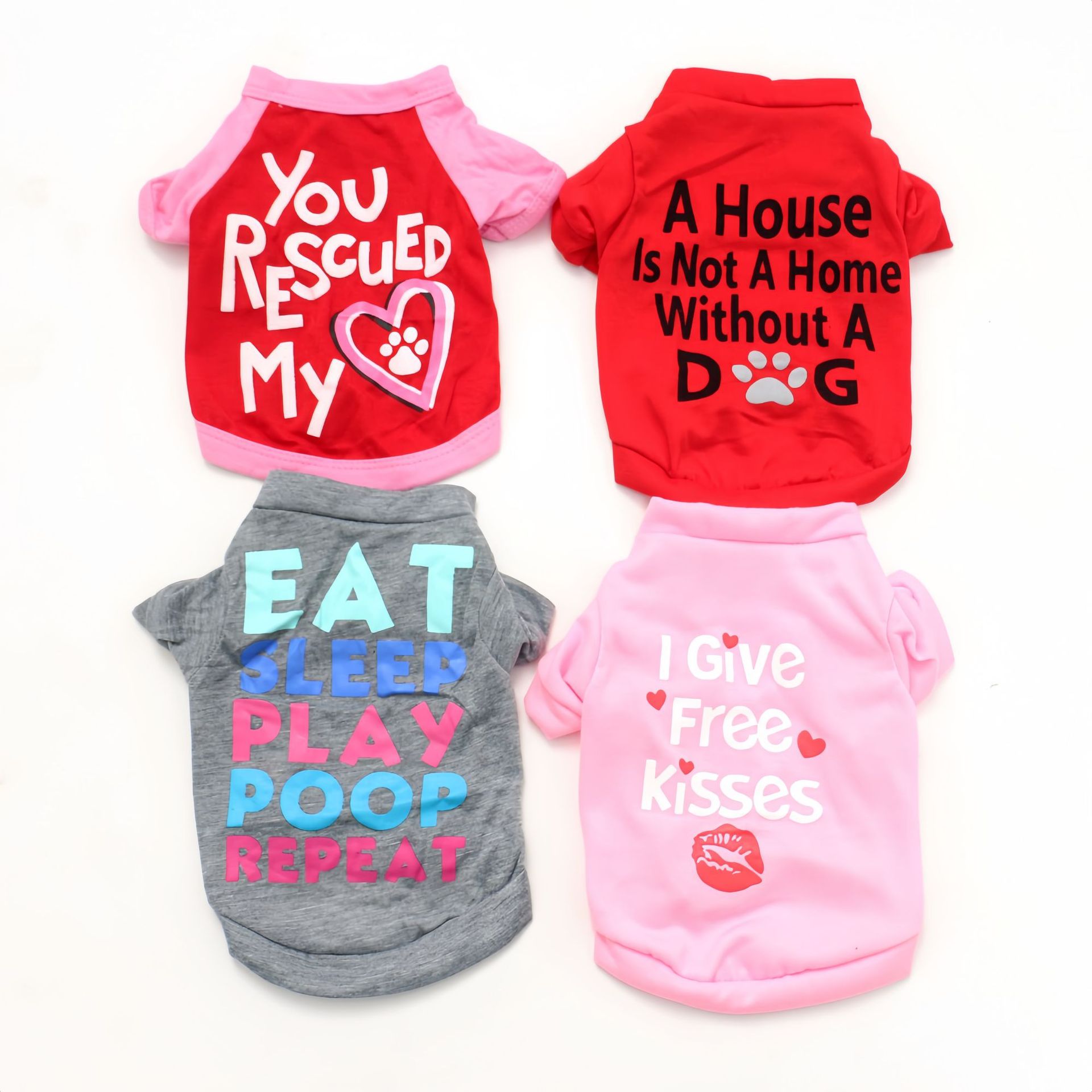 Red, 4 piece set