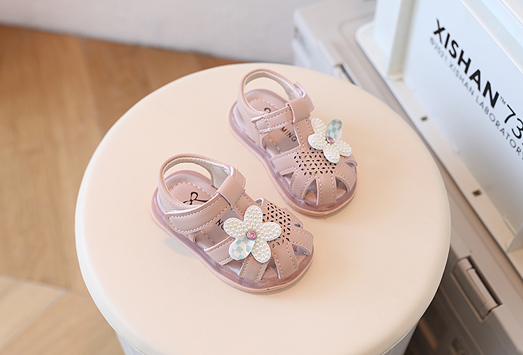 Estate nuove donne bambino 0-1-2 anni neonato suola morbida scarpe da principessa da passeggio sandali Baotou per bambini_voghion.com