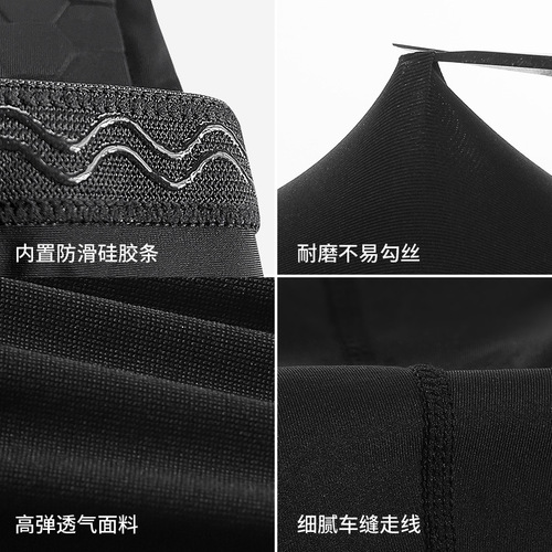 Manufacturer Honeycomb Sports Anti-collision Basketball Knee Pads Outdoor Cycling Breathable Patella Protective Thigh Socks Protective Gear Wholesale