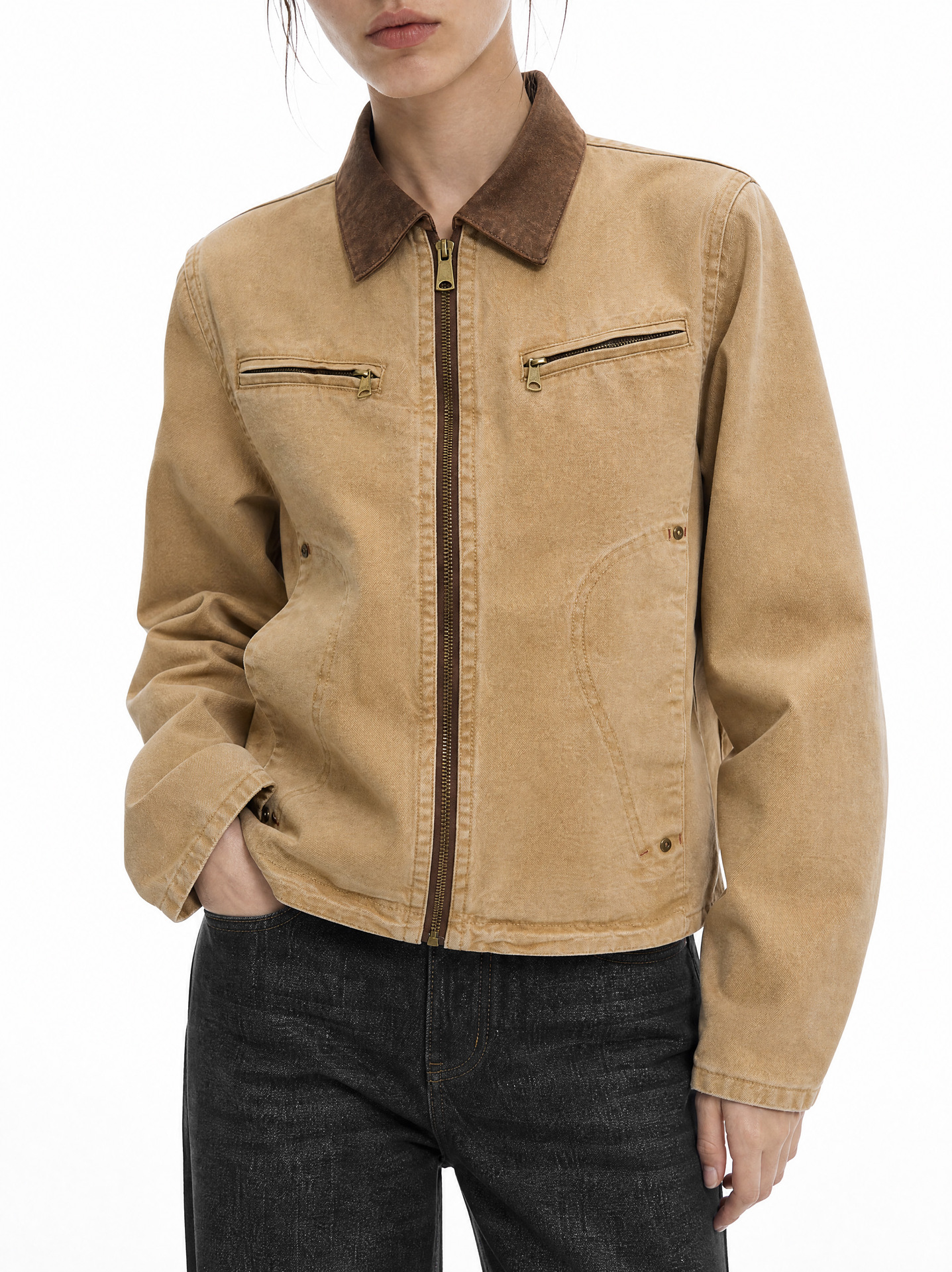MADEEXTREME Detroit Washed Canvas Jacket