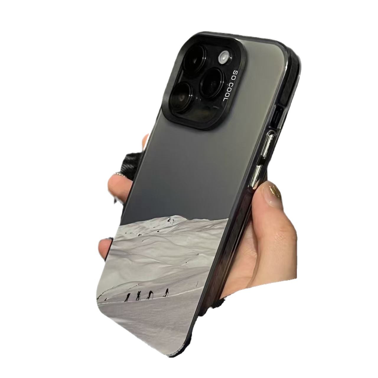 Nuevo estilo europeo y americano adecuado para iPhone 16 funda para teléfono móvil Apple 15promax/14 anti-caída 13pro12 personalidad 11