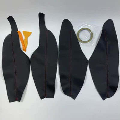 Cross-Border Applicable Leather Door Armrest Sürətlər qutusu və əl tormozu başlıqları