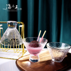 創意果汁玻璃杯冰淇淋杯布丁杯金邊ins甜品杯飲料杯酸奶杯沙冰杯