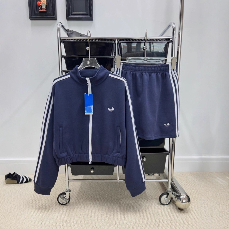 秋季高版棒球服短外套下装时尚短裙宽松休闲运动卫衣立领长袖上衣|undefined