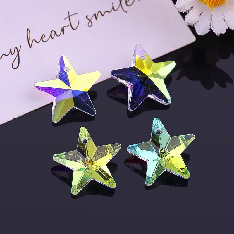 20mm Single-Hole Five-Pointed Star Pointed-Bottom Crystal Glass Irregular-Shaped Rhinestone for Phone Case, Shoe, and Bag Decoration 20mm Single-Hole Five-Pointed Star Pointed-Bottom Crystal Glass Irregular-Shaped Rhinestone for Phone Case, Shoe, and Bag Decoration