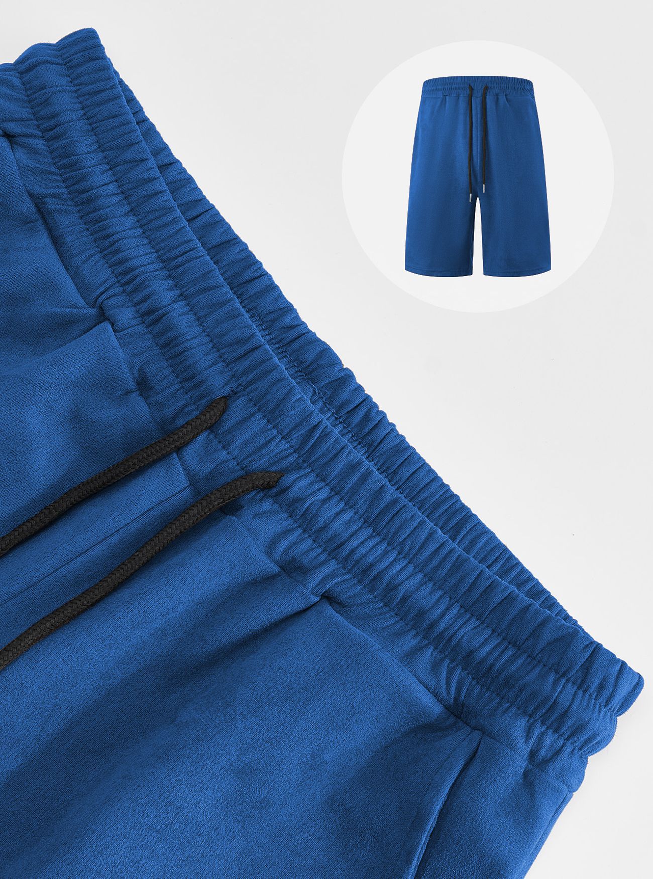 Herren Sport Set T-shirt Und Shorts In Einfarbigem Design_voghion.com
