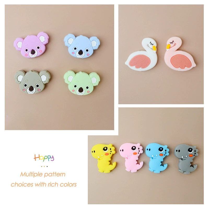 Food silicone, teether, beads, children's jewelry for correct bite, direct factory sales, wholesale