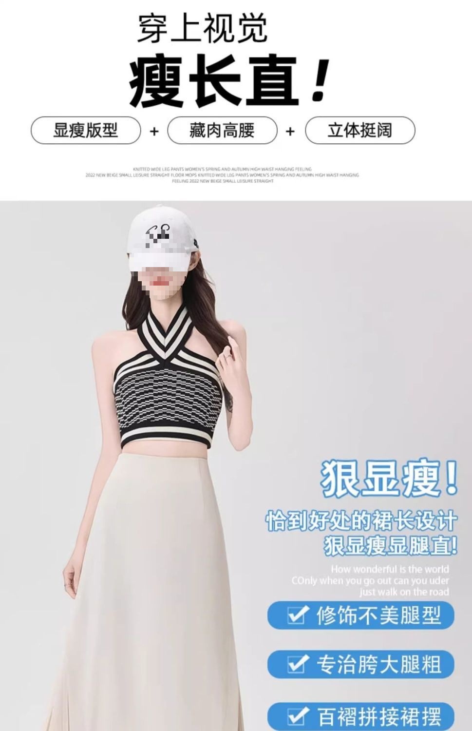 Váy chữ A dài thiết kế xếp ly phối voan cảm giác suit màu xám — màu đen, màu xám, màu mơ chi tiết 4